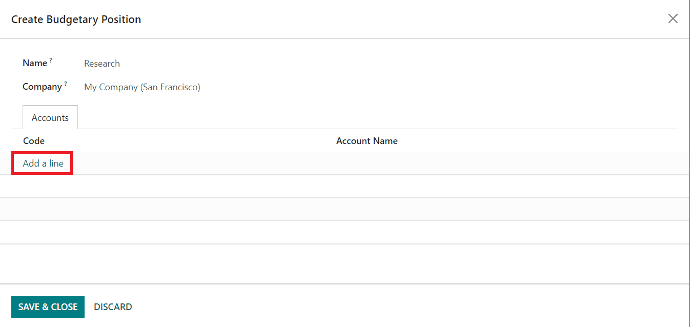 Odoo 16 accounting