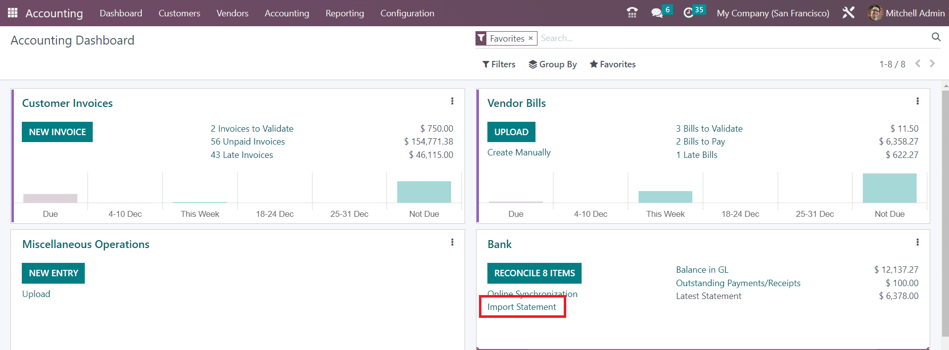 Odoo 16 accounting