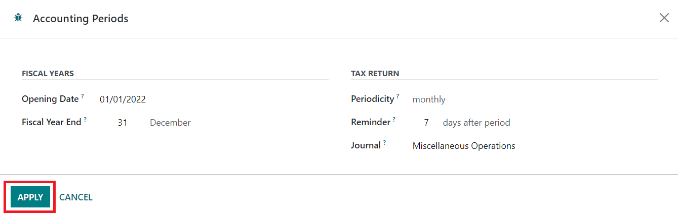 Odoo 16 accounting