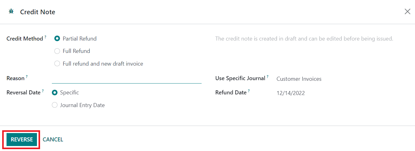 Odoo 16 accounting