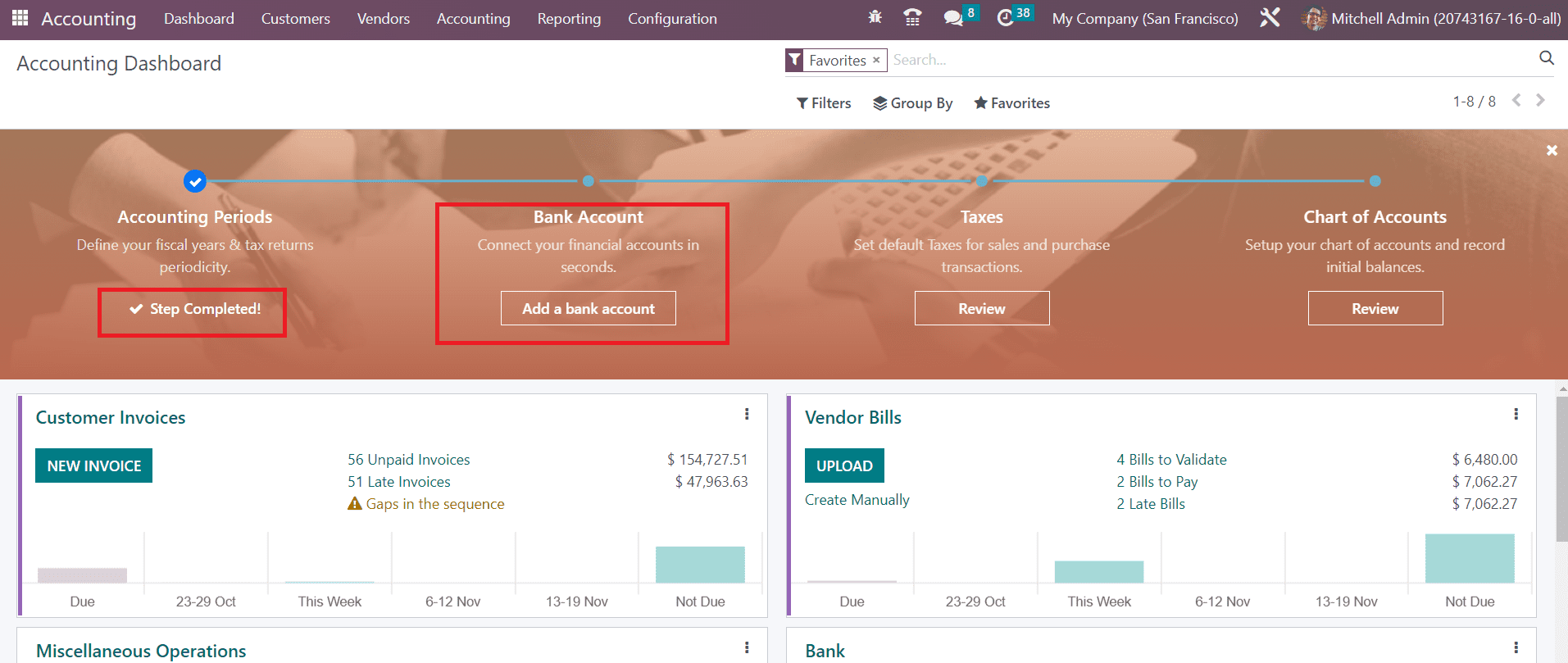 Odoo 16 accounting