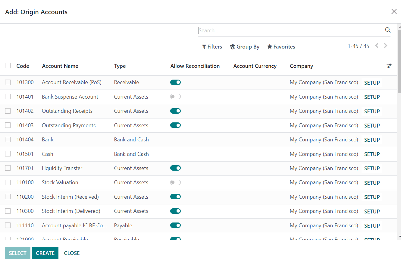 Odoo 16 accounting