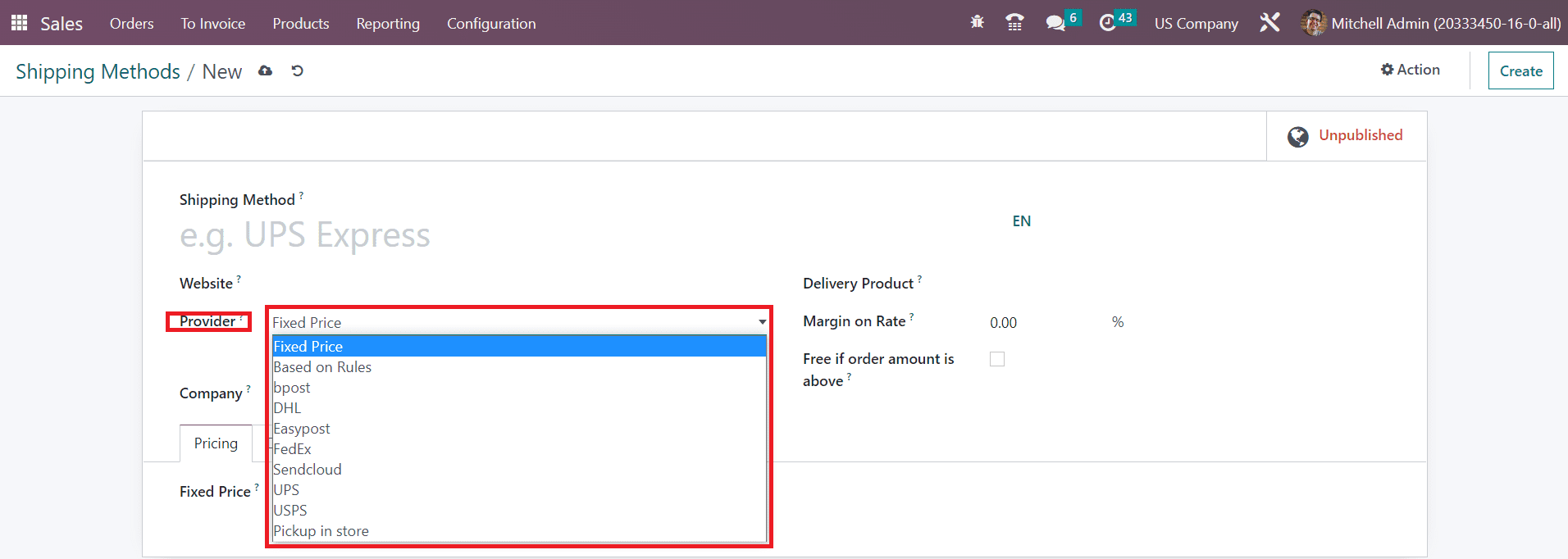 Odoo 16 inventory