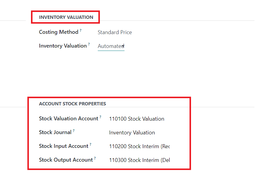 Odoo 16 inventory