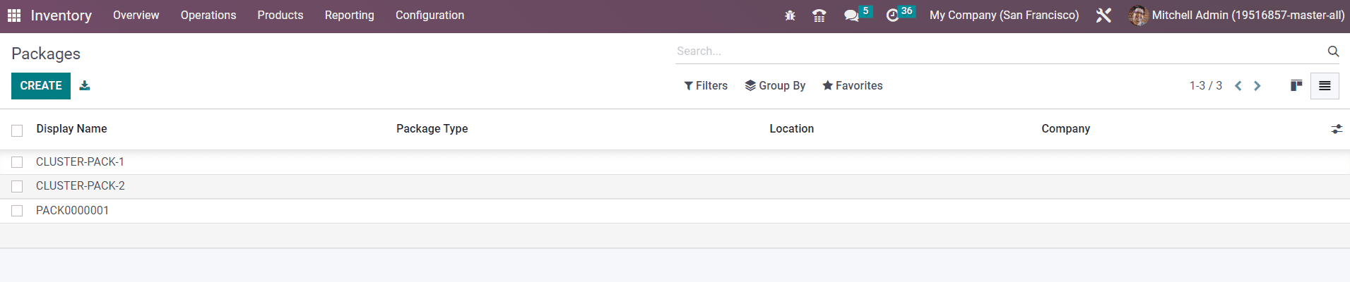Odoo 16 inventory