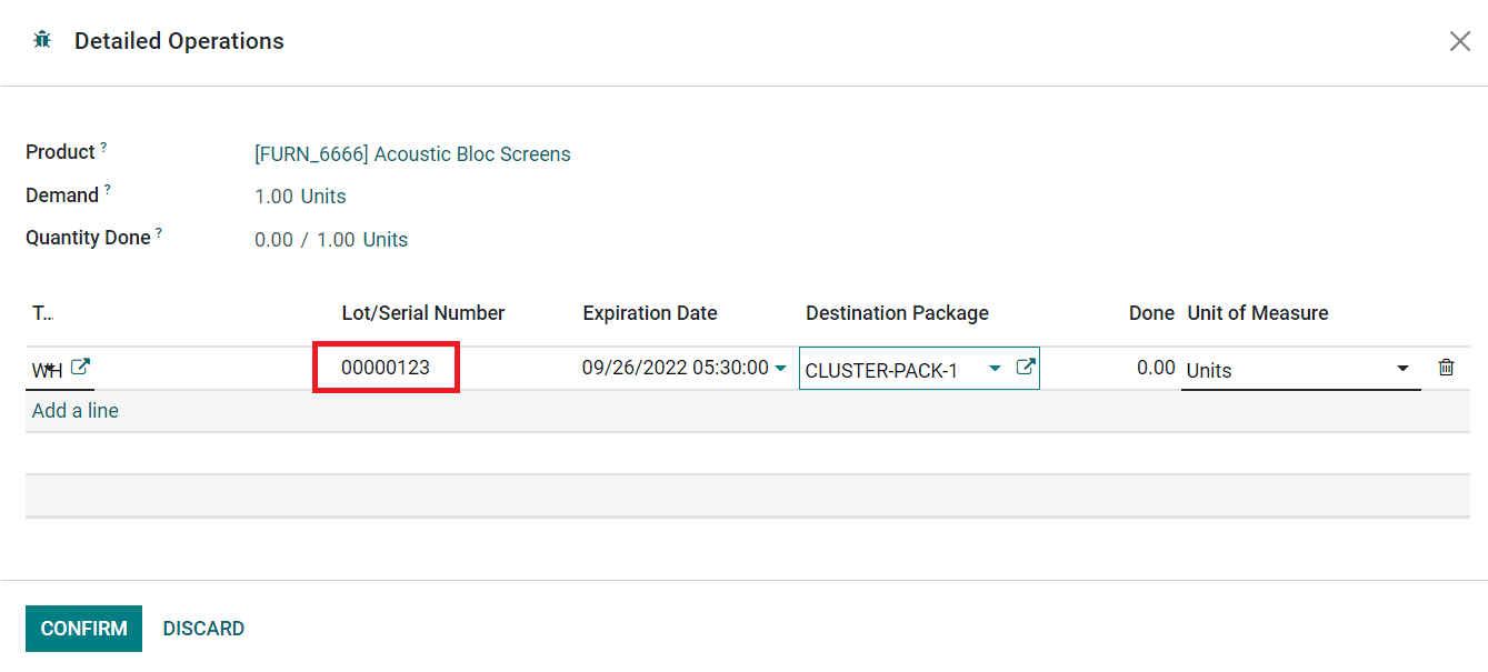 Odoo 16 inventory