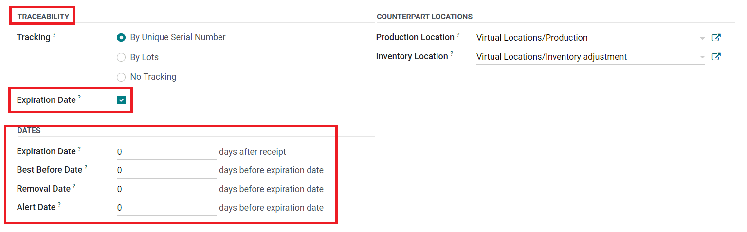 Odoo 16 inventory