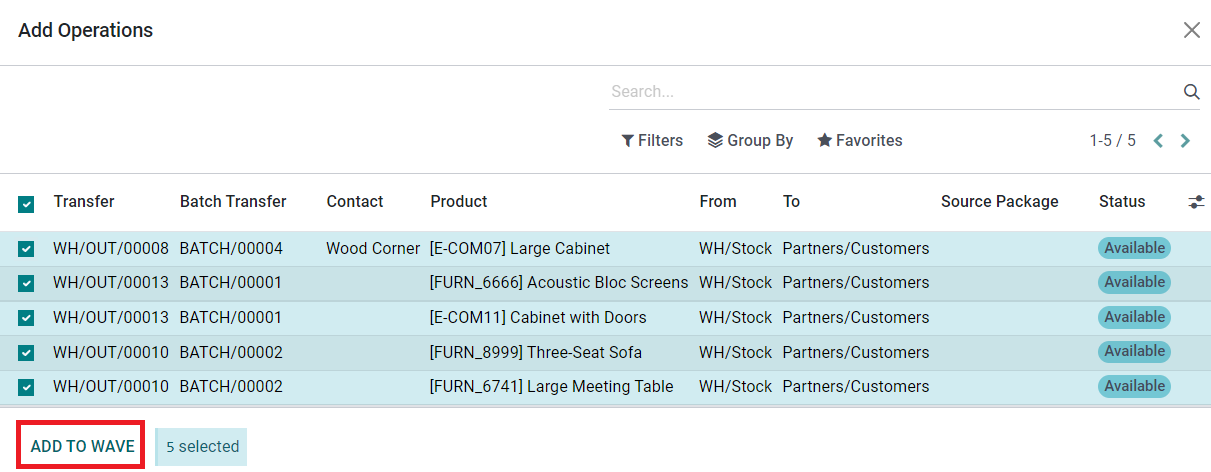 Odoo 16 inventory