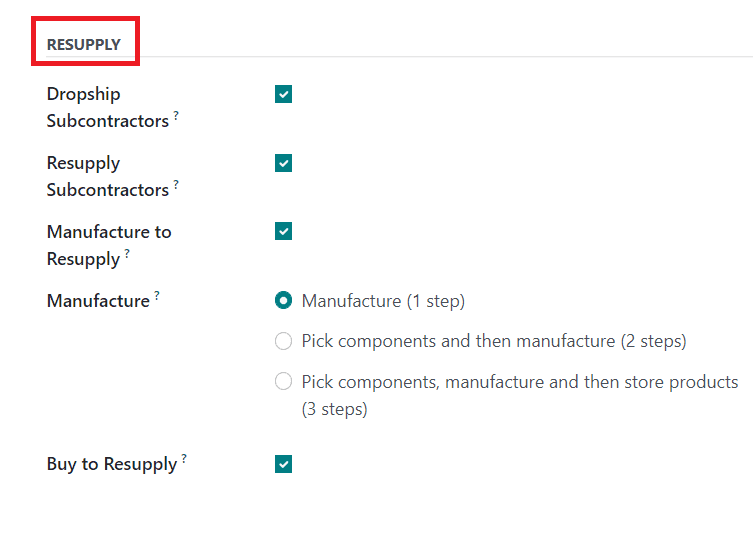 Odoo 16 inventory