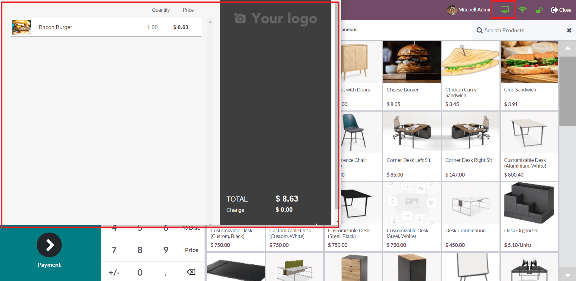Odoo 16 pos