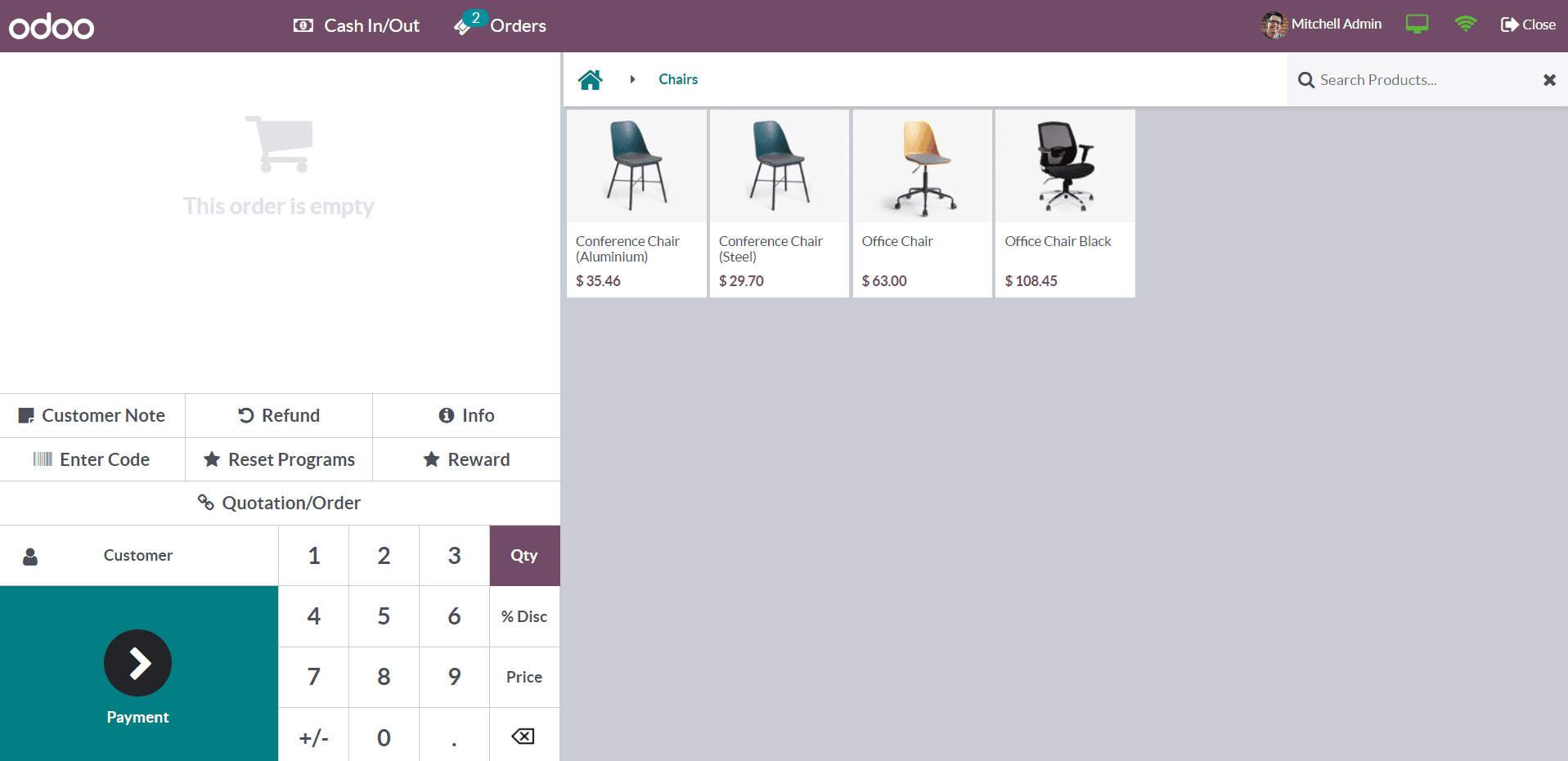 Odoo 16 pos