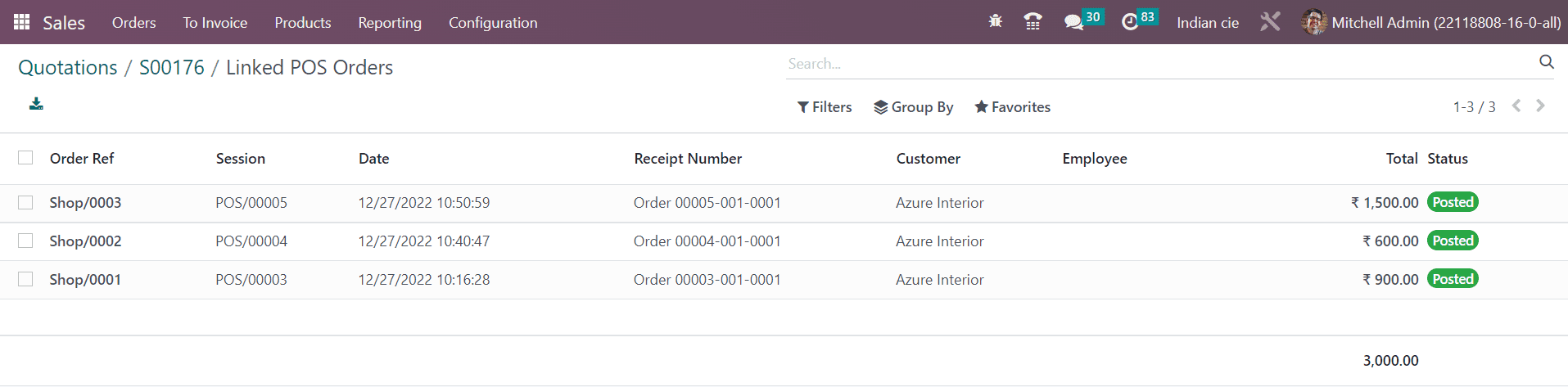 Odoo 16 pos