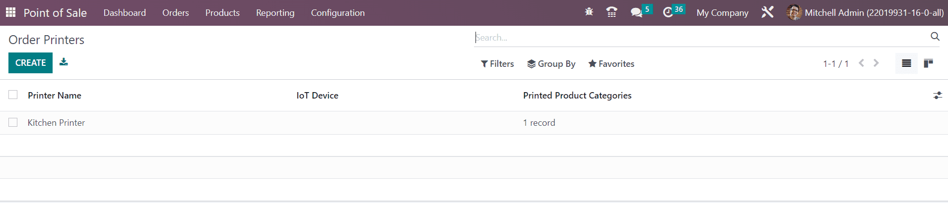 Odoo 16 pos